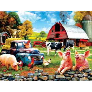 SunsOut (42063) - Sharon Steele: "Farm Days" - 1000 Teile Puzzle