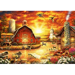 Bluebird Puzzle (70416) - Chuck Pinson: "Honey Drip Farm" - 2000 Teile Puzzle