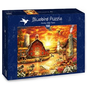 Bluebird Puzzle (70416) - Chuck Pinson: "Honey Drip Farm" - 2000 Teile Puzzle