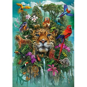 Schmidt Spiele (58960) - "King of the Jungle" - 1000 Teile Puzzle