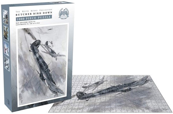 Zee Puzzle (26233) - "Butcher Bird Down" - 1000 Teile Puzzle