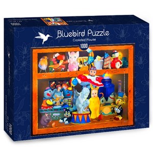 Bluebird Puzzle (70421) - Gabriel Gressie: "Crowded House" - 1000 Teile Puzzle