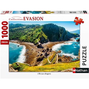 Nathan (87631) - "Dragons Island" - 1000 Teile Puzzle