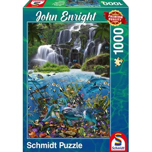 Schmidt Spiele (59684) - John Enright: "Waterfall" - 1000 Teile Puzzle