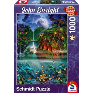 Schmidt Spiele (59685) - John Enright: "Sunken treasure" - 1000 Teile Puzzle