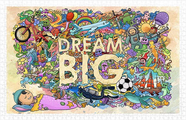 Pintoo (h1671) - "Dream Big" - 1000 Teile Puzzle