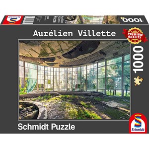 Schmidt Spiele (59680) - Aurelien Villette: "Altes Café in Abchasien" - 1000 Teile Puzzle