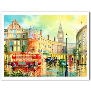 Pintoo (h1996) - Ken Shotwell: "Morning in London" - 1200 Teile Puzzle