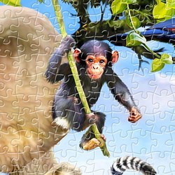 Pintoo (h2043) - Howard Robinson: "Africa Smile" - 1200 Teile Puzzle