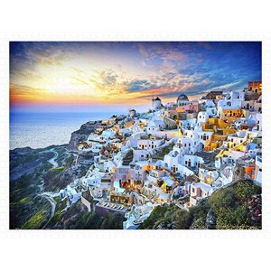 Pintoo (h2073) - "Beautiful Sunset of Greece" - 1200 Teile Puzzle