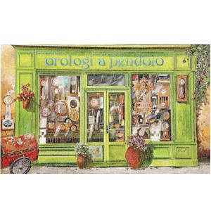 Pintoo (h1999) - Guido Borelli: "Clock Shop" - 1000 Teile Puzzle