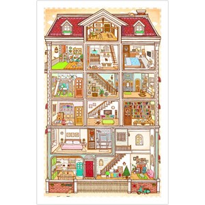 Pintoo (h1643) - "Sweet Home" - 1000 Teile Puzzle