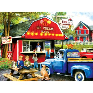 SunsOut (28858) - Tom Wood: "The Ice Cream Barn" - 1000 Teile Puzzle