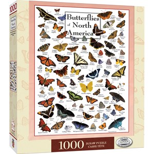 MasterPieces (71971) - "Butterflies of North America" - 1000 Teile Puzzle