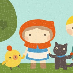 Pintoo (h1740) - "Happy with my friends" - 1000 Teile Puzzle