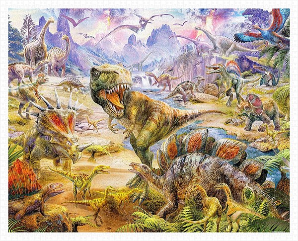 Pintoo (h1920) - Jan Patrik Krasny: "Dinosaurs" - 2000 Teile Puzzle