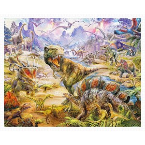 Pintoo (h1920) - Jan Patrik Krasny: "Dinosaurs" - 2000 Teile Puzzle