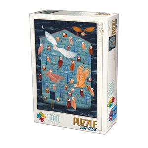 D-Toys (75970) - "Owl Tales" - 1000 Teile Puzzle
