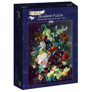 Bluebird Puzzle (60072) - Jan van Huysum: "Still Life with Flowers and Fruit, 1715" - 1000 Teile Puzzle