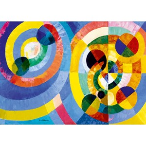 Bluebird Puzzle (60081) - Robert Delaunay: "Circular Forms, 1930" - 1000 Teile Puzzle