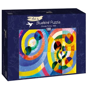 Bluebird Puzzle (60081) - Robert Delaunay: "Circular Forms, 1930" - 1000 Teile Puzzle