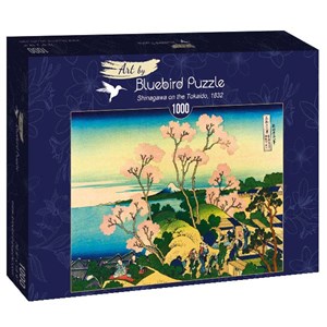 Bluebird Puzzle (60093) - Hokusai: "Shinagawa on the Tokaido, 1832" - 1000 Teile Puzzle