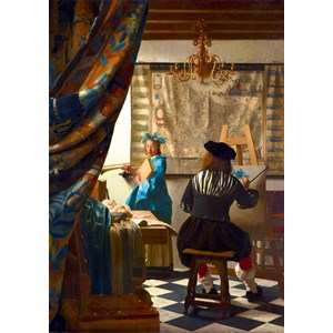 Bluebird Puzzle (60083) - Johannes Vermeer: "Art of Painting, 1668" - 1000 Teile Puzzle