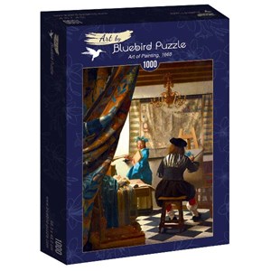 Bluebird Puzzle (60083) - Johannes Vermeer: "Art of Painting, 1668" - 1000 Teile Puzzle