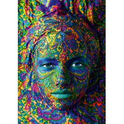 Bluebird Puzzle (60010) - "Face Art, Portrait of woman" - 1000 Teile Puzzle