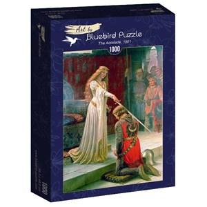 Bluebird Puzzle (60071) - Edmund Blair Leighton: "The Accolade, 1901" - 1000 Teile Puzzle