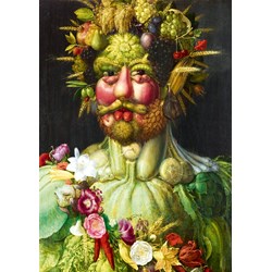 Bluebird Puzzle (60074) - Giuseppe Arcimboldo: "Rudolf II of Habsburg as Vertumnus, 1590" - 1000 Teile Puzzle