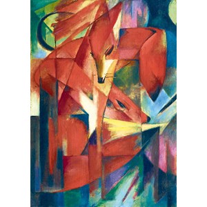 Bluebird Puzzle (60068) - Franz Marc: "The Foxes, 1913" - 1000 Teile Puzzle