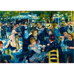 Bluebird Puzzle (60049) - Pierre-Auguste Renoir: "Dance at Le Moulin de la Galette, 1876" - 1000 Teile Puzzle