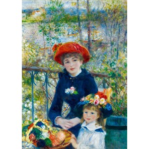 Bluebird Puzzle (60050) - Pierre-Auguste Renoir: "Two Sisters (On the Terrace), 1881" - 1000 Teile Puzzle