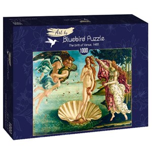 Bluebird Puzzle (60055) - Sandro Botticelli: "The birth of Venus, 1485" - 1000 Teile Puzzle