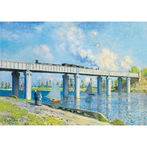 Bluebird Puzzle (60038) - Claude Monet: "Railway Bridge at Argenteuil, 1873" - 1000 Teile Puzzle