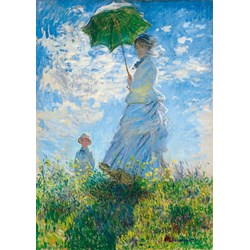 Bluebird Puzzle (60039) - Claude Monet: "Woman with a Parasol, Madame Monet and Her Son" - 1000 Teile Puzzle