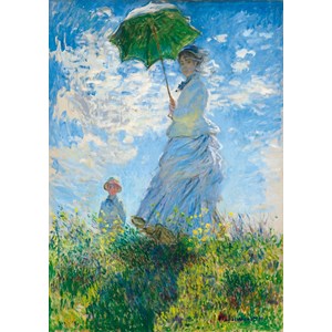 Bluebird Puzzle (60039) - Claude Monet: "Woman with a Parasol, Madame Monet and Her Son" - 1000 Teile Puzzle
