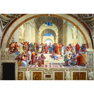 Bluebird Puzzle (60013) - Raphael: "The School of Athens, 1511" - 1000 Teile Puzzle