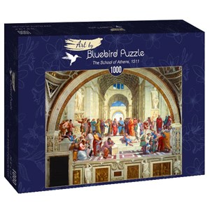 Bluebird Puzzle (60013) - Raphael: "The School of Athens, 1511" - 1000 Teile Puzzle