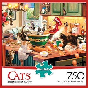 Buffalo Games (17080) - Steve Read: "Kitten Kitchen Capers" - 750 Teile Puzzle