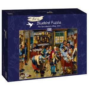 Bluebird Puzzle (60085) - Pieter Brueghel the Younger: "The Tax-collector's Office, 1615" - 1000 Teile Puzzle