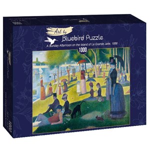 Bluebird Puzzle (60086) - Georges Seurat: "A Sunday Afternoon on the Island of La Grande Jatte, 1886" - 1000 Teile Puzzle