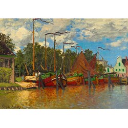 Bluebird Puzzle (60031) - Claude Monet: "Boats at Zaandam, 1871" - 1000 Teile Puzzle