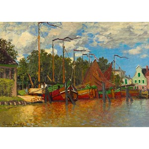 Bluebird Puzzle (60031) - Claude Monet: "Boats at Zaandam, 1871" - 1000 Teile Puzzle