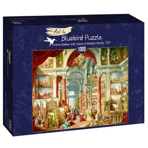 Bluebird Puzzle (60075) - Giovanni Paolo Panini: "Picture Gallery with Views of Modern Rome, 1757" - 1000 Teile Puzzle