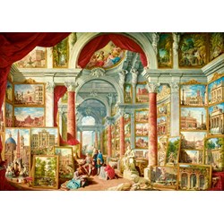 Bluebird Puzzle (60075) - Giovanni Paolo Panini: "Picture Gallery with Views of Modern Rome, 1757" - 1000 Teile Puzzle