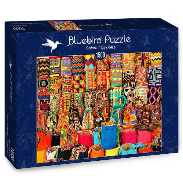 Bluebird Puzzle (70223) - "Colorful Baskets" - 1500 Teile Puzzle