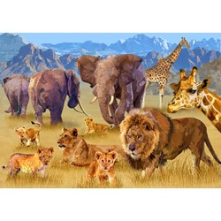 Bluebird Puzzle (70419) - François Ruyer: "Savannah Animals" - 1500 Teile Puzzle