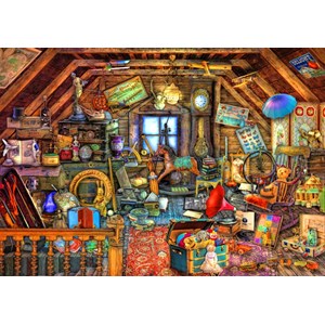 Bluebird Puzzle (70434) - Aimee Stewart: "Hidden Object Attic" - 1500 Teile Puzzle